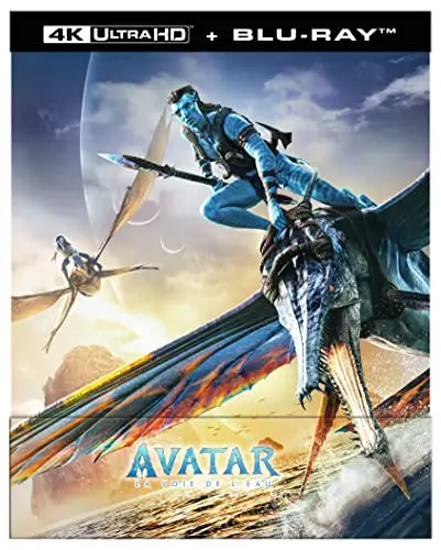 Avatar : La Voie de l'eau [4K Ultra HD + Blu-ray + Blu-ray bonus - Édition boîtier SteelBook®]