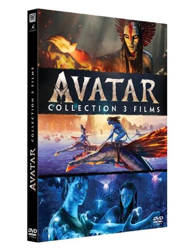 Avatar - Collection 3 films : Avatar + Avatar 2 : La Voie de l'eau + Avatar 3 : De Feu et de cendres