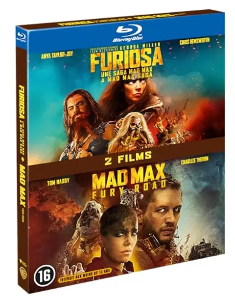 MAD MAX FURY ROAD + FURIOSA   coffret 2 Blu Ray  Neuf  09012517