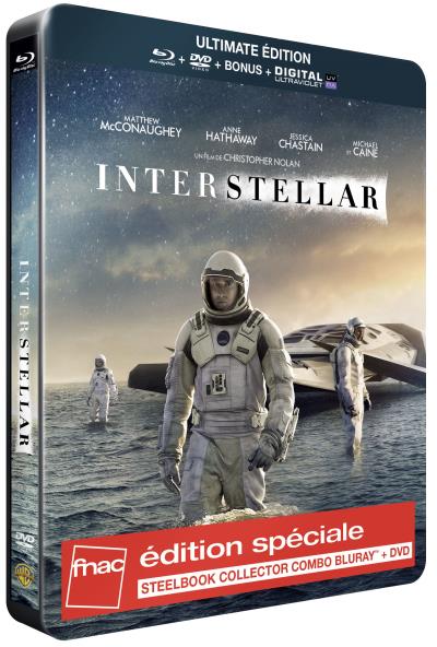Interstellar Edition Spéciale Fnac - SteelBook® Collector Combo Blu-Ray + DVD