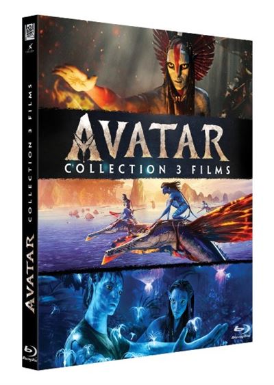 Avatar - Collection 3 films : Avatar + Avatar 2 : La Voie de l'eau + Avatar 3 : De Feu et de cendres - Blu-ray