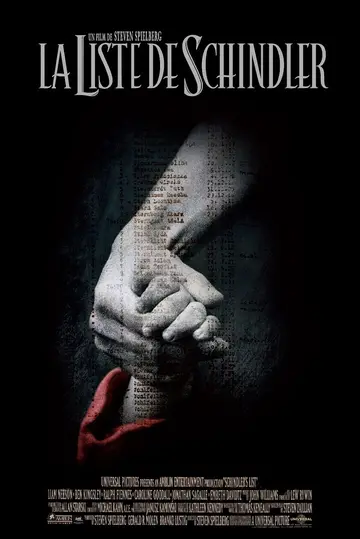 Affiche du film La Liste de Schindler (histoire)