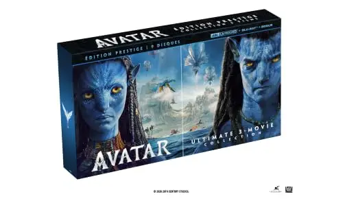 Coffret Avatar Collection 3 Films Édition Prestige Collector Limitée Blu-ray 4K Ultra HD