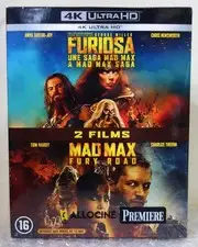 Warner Bros Blu-Ray 4K Ultra HD Dolby Vision Mad Max Furiosa / Fury Road Neuf !